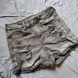 AE High Rise Midi Shorts